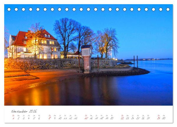 Produktbild: Die Elbe Impressionen (Tischkalender 2026 DIN A5 quer), CALVENDO Monatskalender