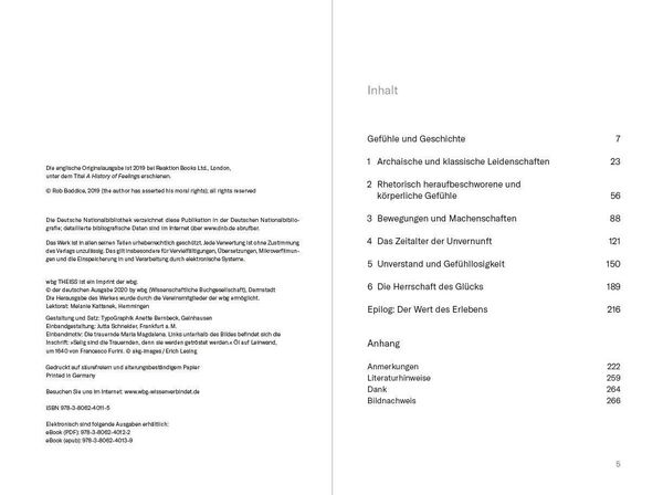 Produktbild: Die Geschichte der Gef&uuml;hle
