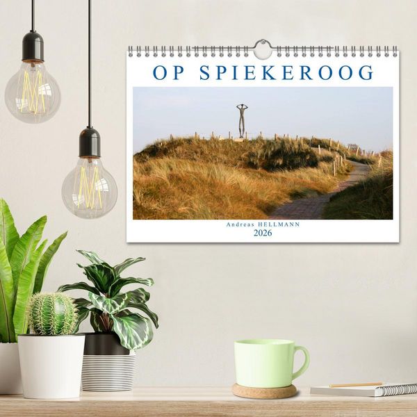 Produktbild: OP SPIEKEROOG (Wandkalender 2026 DIN A4 quer), CALVENDO Monatskalender