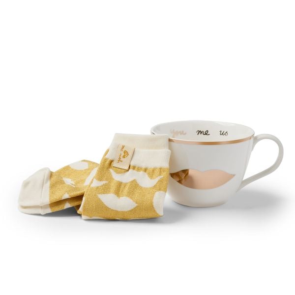 Geschenkset Tasse & Socke, Mrs.