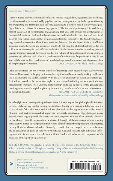 Produktbild: Philosophy's Role in Counseling and Psychotherapy