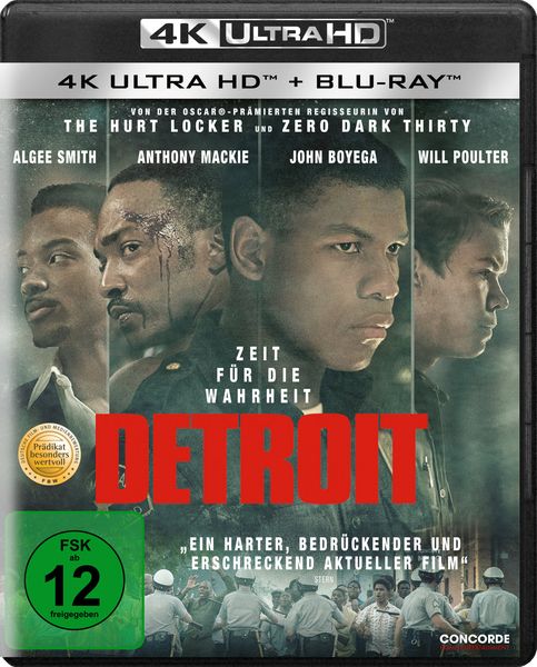Produktbild: Detroit (4K Ultra HD) (+ Blu-ray 2D)