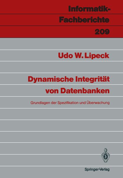 Produktbild: Dynamische Integrit&auml;t von Datenbanken