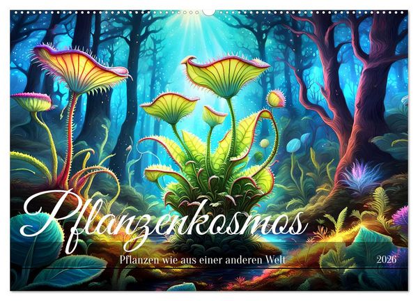 Produktbild: Pflanzenkosmos - Pflanzen wie aus einer anderen Welt (Wandkalender 2026 DIN A2 quer), CALVENDO Monatskalender