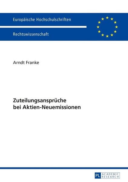 Produktbild: Zuteilungsanspr&uuml;che bei Aktien-Neuemissionen