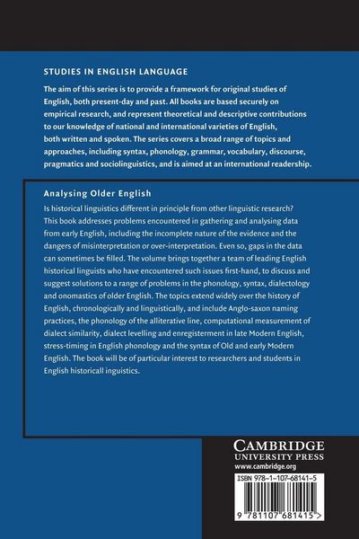 Produktbild: Analysing Older English