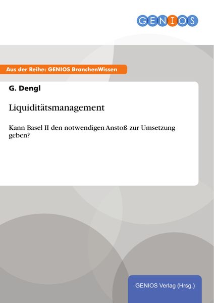 Produktbild: Liquidit&auml;tsmanagement