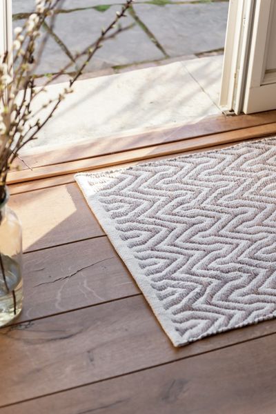 Produktbild: Badematte Mod. Altai, hergestellt aus recycelten PET-Flaschen (100 % Polyester)