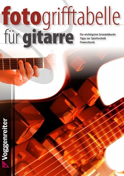 Foto-Grifftabelle für Gitarre