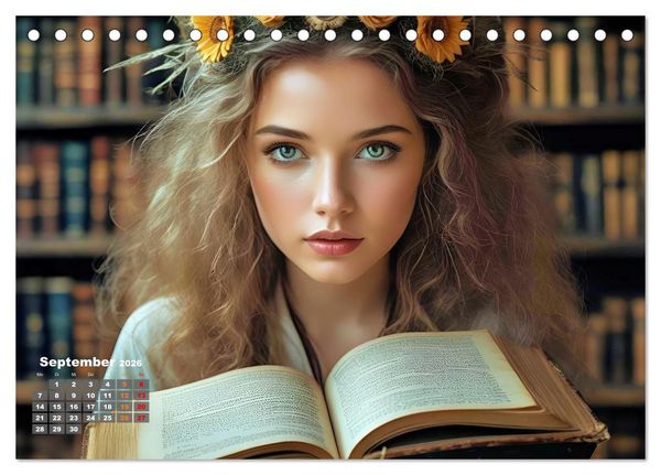 Produktbild: Fantasie und Science Fiction (Tischkalender 2026 DIN A5 quer), CALVENDO Monatskalender