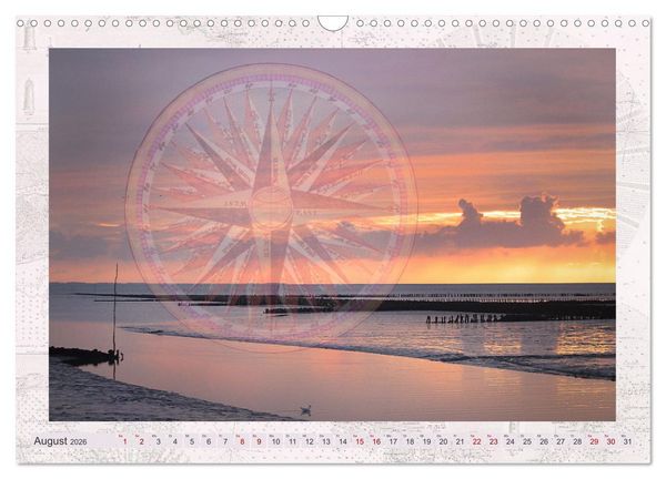 Produktbild: Seekarten der Tr&auml;ume (Wandkalender 2026 DIN A3 quer), CALVENDO Monatskalender