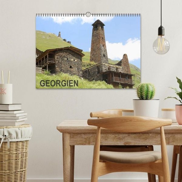 Produktbild: GEORGIEN (Wandkalender 2027 DIN A3 quer), CALVENDO Monatskalender
