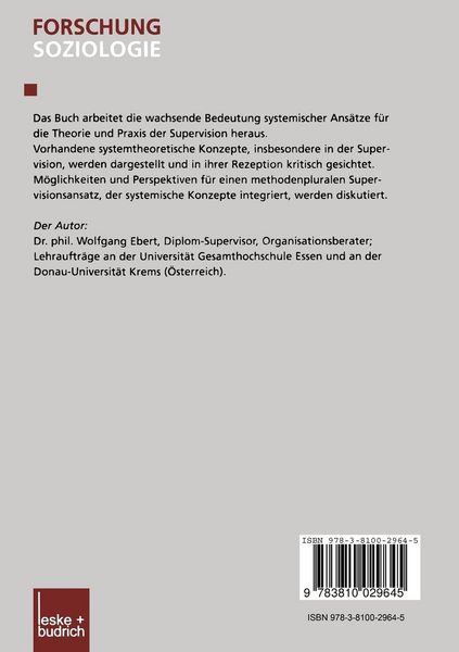 Produktbild: Systemtheorien in der Supervision