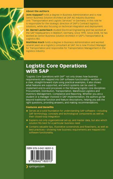 Produktbild: Logistic Core Operations with SAP