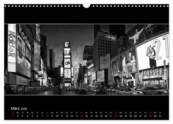 Produktbild: NEW YORK CITY H&ouml;hepunkte im Panoramaformat (Wandkalender 2026 DIN A3 quer), CALVENDO Monatskalender