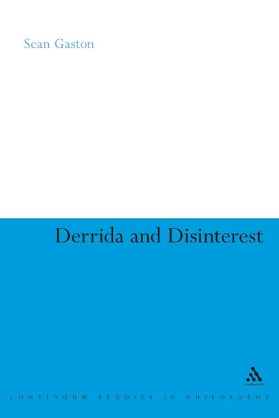 Produktbild: Derrida and Disinterest