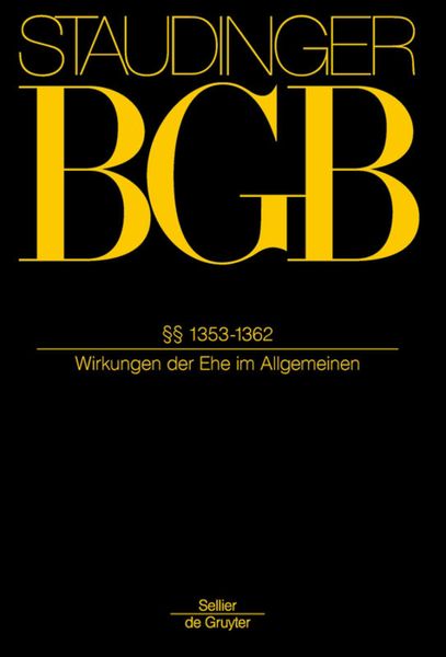 Produktbild: &sect;&sect; 1353-1362