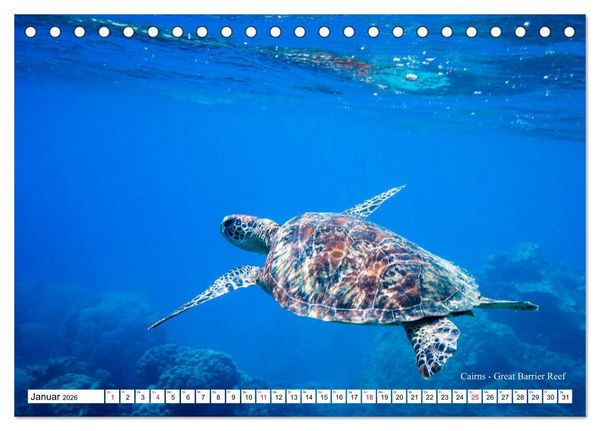 Produktbild: Australien Ostk&uuml;ste - von Cairns nach Sydney (Tischkalender 2026 DIN A5 quer), CALVENDO Monatskalender