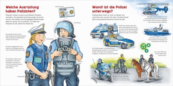 Produktbild: BOOKii&reg; WAS IST WAS Kindergarten Komm mit zur Polizei!