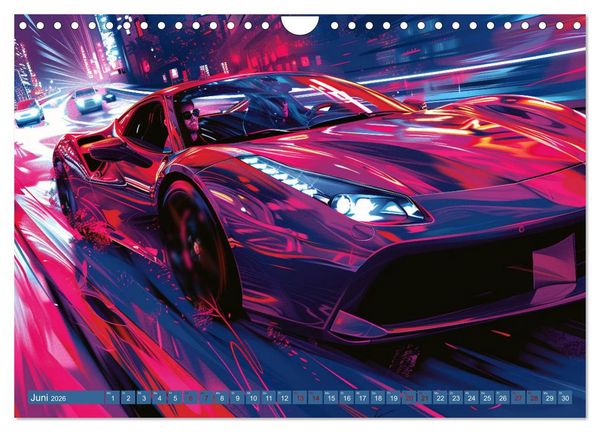 Produktbild: Speed Symphony (Wandkalender 2026 DIN A4 quer), CALVENDO Monatskalender