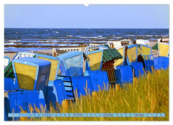 Produktbild: Gr&uuml;&szlig;e von Usedom (Wandkalender 2026 DIN A2 quer), CALVENDO Monatskalender