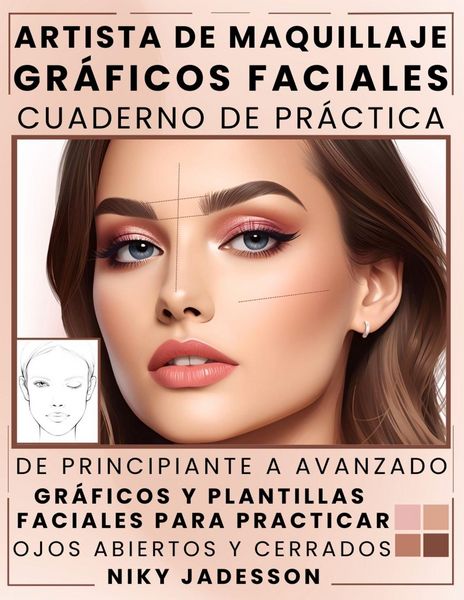 Produktbild: Artista de Maquillaje Gr&aacute;ficos Faciales Cuaderno de Pr&aacute;ctica