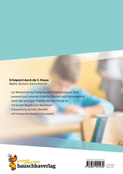 Produktbild: Erfolgreich durch die 3. Klasse &ndash; Mathe, Deutsch, Sachunterricht