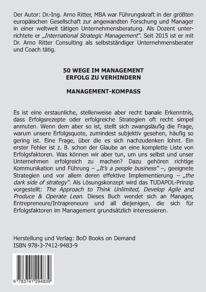 Produktbild: 50 Wege im Management Erfolg zu verhindern