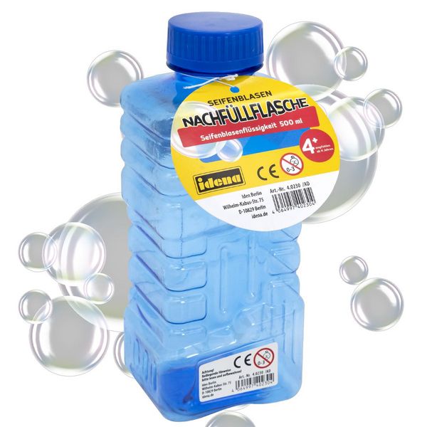 Produktbild: Idena Seifenblasen Nachf&uuml;llflasche 500ml