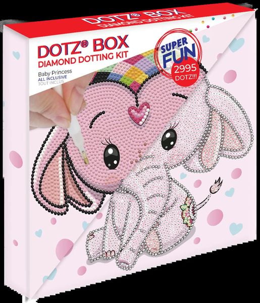 Produktbild: DIAMOND DOTZ - Diamond Painting Baby Elefant
