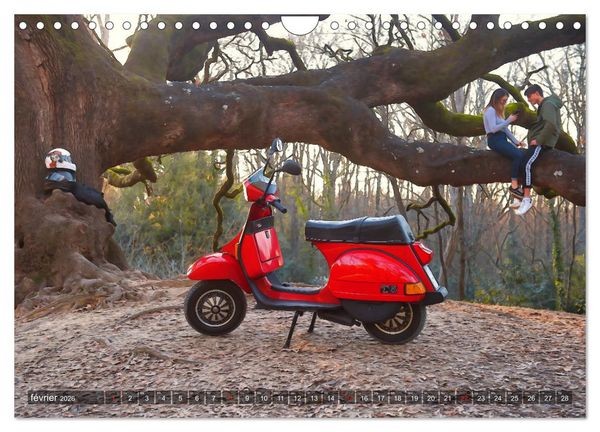 Produktbild: La Vespa en Cartoon (Calendrier mural 2026 DIN A4 vertical), CALVENDO calendrier mensuel