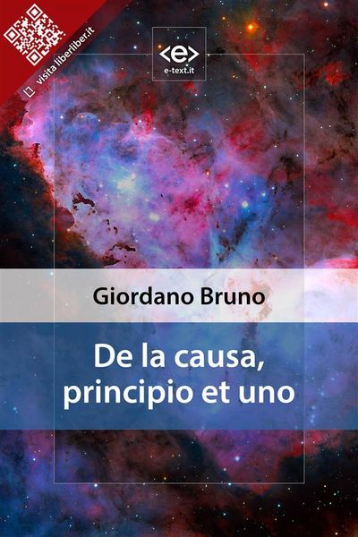Produktbild: De la causa, principio et uno