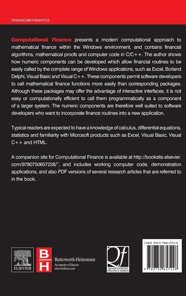 Produktbild: Computational Finance