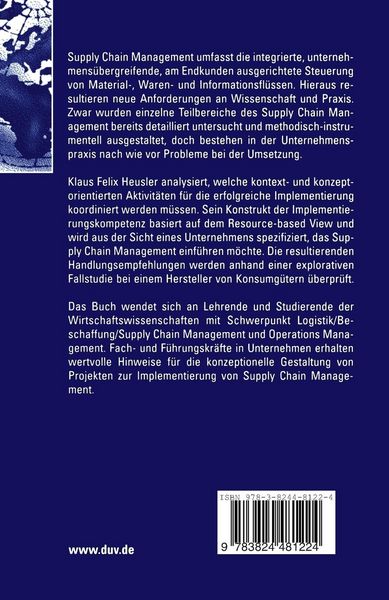 Produktbild: Implementierung von Supply Chain Management