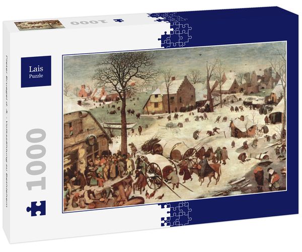 Produktbild: Lais Puzzle Pieter Bruegel d. &Auml;. - Volksz&auml;hlung zu Bethlehem 1000 Teile