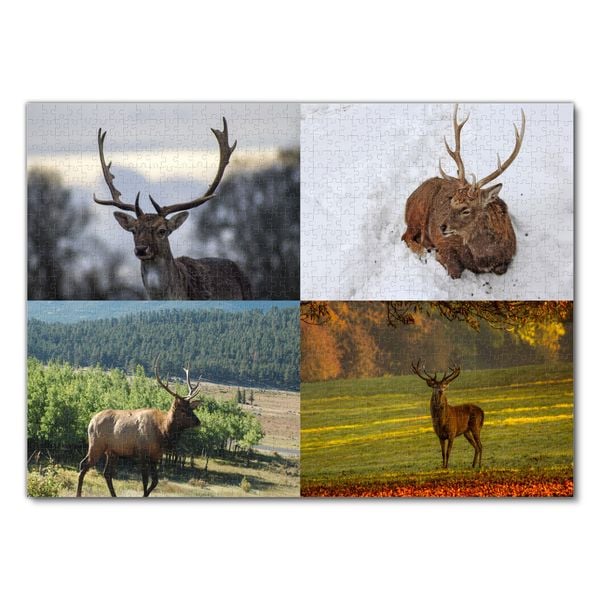 Produktbild: Lais Puzzle Collage Hirsch 1000 Teile