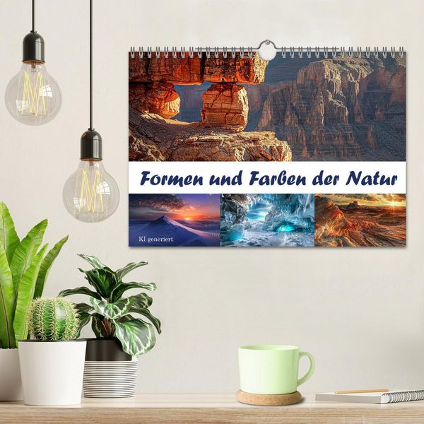 Produktbild: Formen und Farben der Natur (Wandkalender 2026 DIN A4 quer), CALVENDO Monatskalender