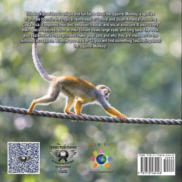 Produktbild: KIDS ON EARTH Wildlife Adventures - Explore The World Squirrel Monkey - Costa Rica
