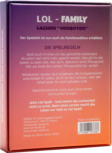 Produktbild: LOL FAMILY - Lachen ''verboten''