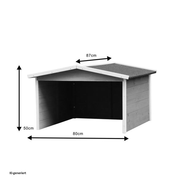 Produktbild: HTI-Living Rasenm&auml;hergarage Wilbur Garage f&uuml;r M&auml;hroboter