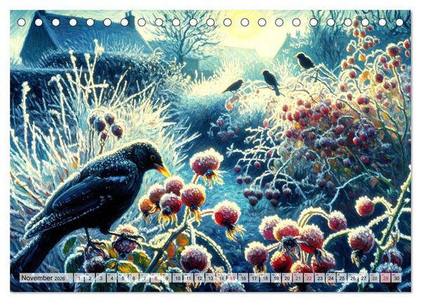 Produktbild: Eine Hommage an van Gogh (Tischkalender 2026 DIN A5 quer), CALVENDO Monatskalender