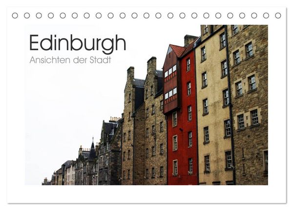 Produktbild: Edinburgh - Ansichten einer Stadt (Tischkalender 2026 DIN A5 quer), CALVENDO Monatskalender