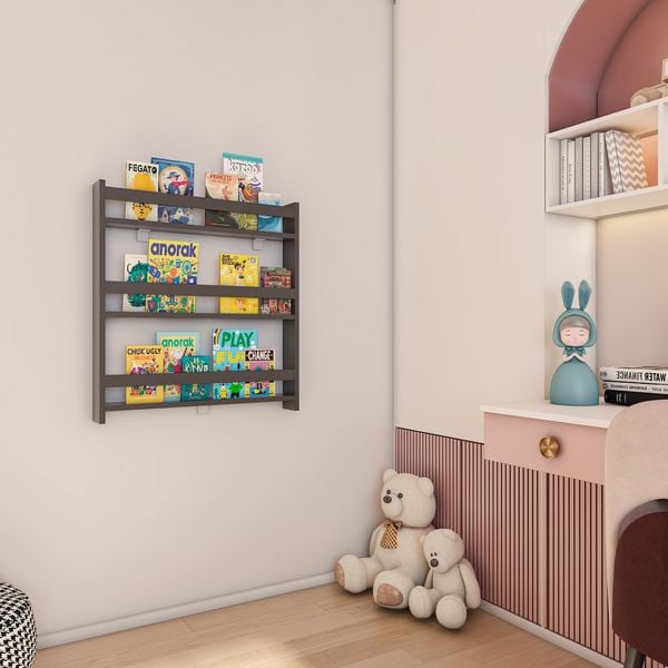 Produktbild: Holz Kinderregal B&uuml;cherregal Kinder Regal Kidos