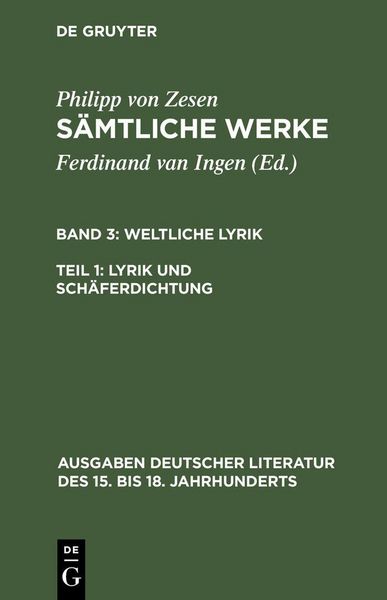 Produktbild: Lyrik und Sch&auml;ferdichtung