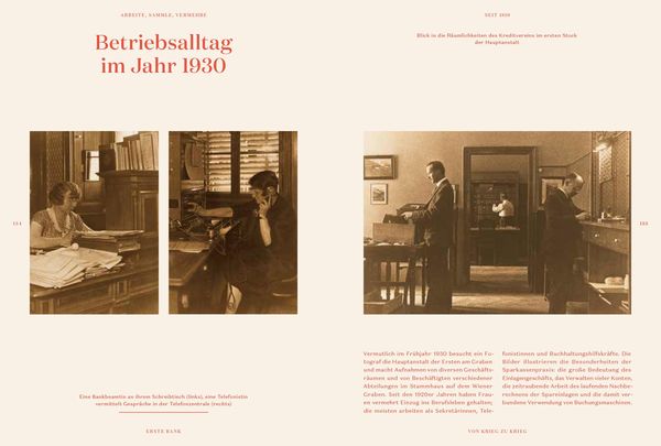 Arbeite, Sammle, Vermehre. Erste Bank seit 1819