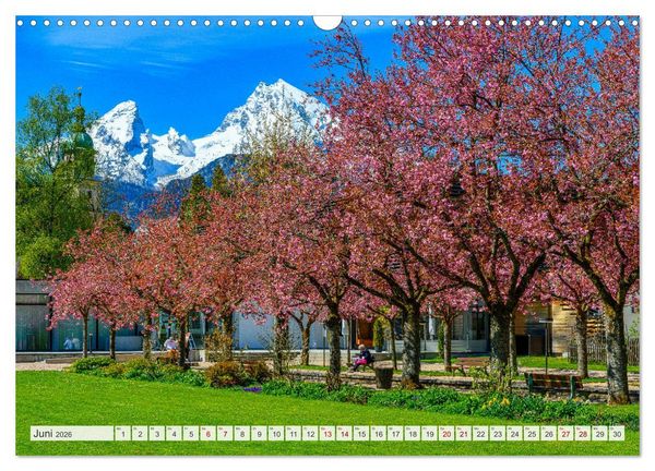 Produktbild: Oberbayerische Ansichten - Unterwegs zwischen Watzmann und Chiemsee (Wandkalender 2026 DIN A3 quer), CALVENDO Monatskalender
