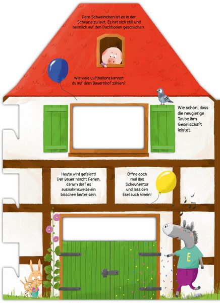 Produktbild: Buch & Spielhaus zum Aufstellen: Mein Bauernhof