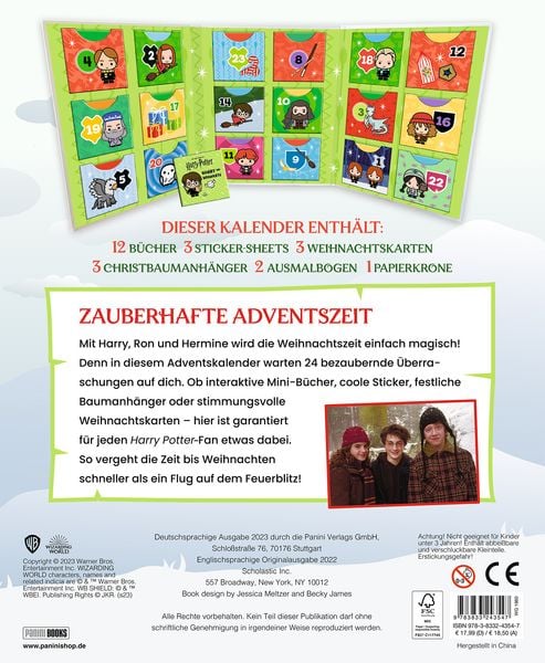 Produktbild: Harry Potter: Frohe Weihnachten, Harry! - Der offizielle Adventskalender