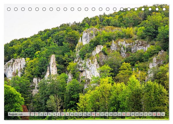 Produktbild: Unterwegs im Gro&szlig;en Lautertal (Tischkalender 2026 DIN A5 quer), CALVENDO Monatskalender