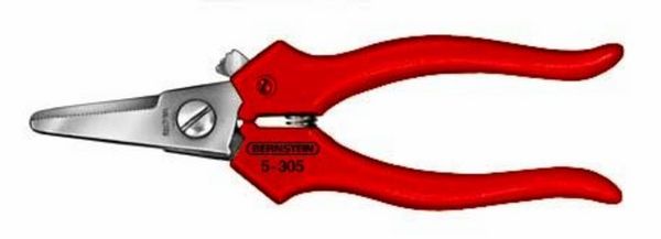 Produktbild: Bernstein Tools for Electronics 5-305 Kombischere 140mm Rot